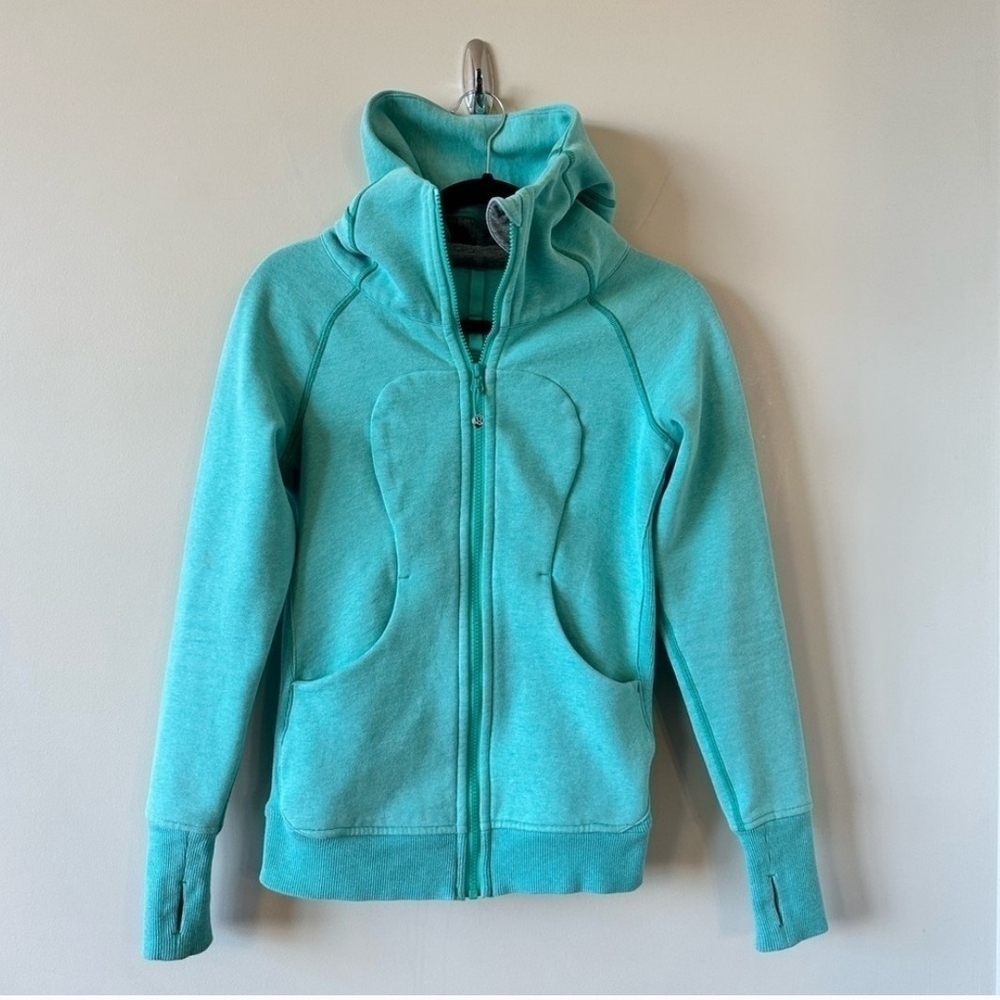 RARE COLOUR Lululemon Scuba Hoodie Aqua Teal
